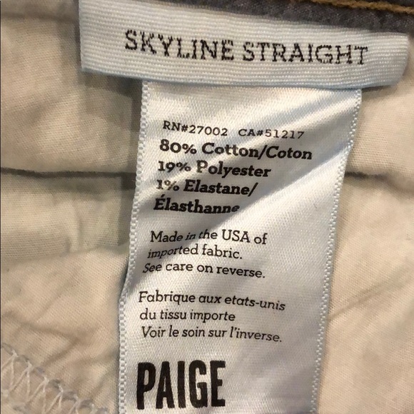 Paige Skyline Straight Jean - Picture 7 of 8